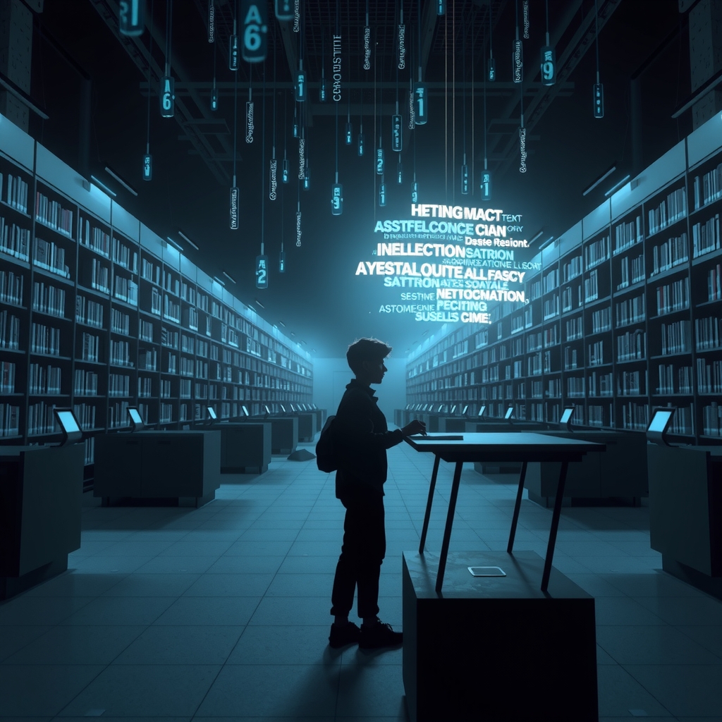 Imagen de portada que evoca diálogo entre humanos e inteligencia artificial