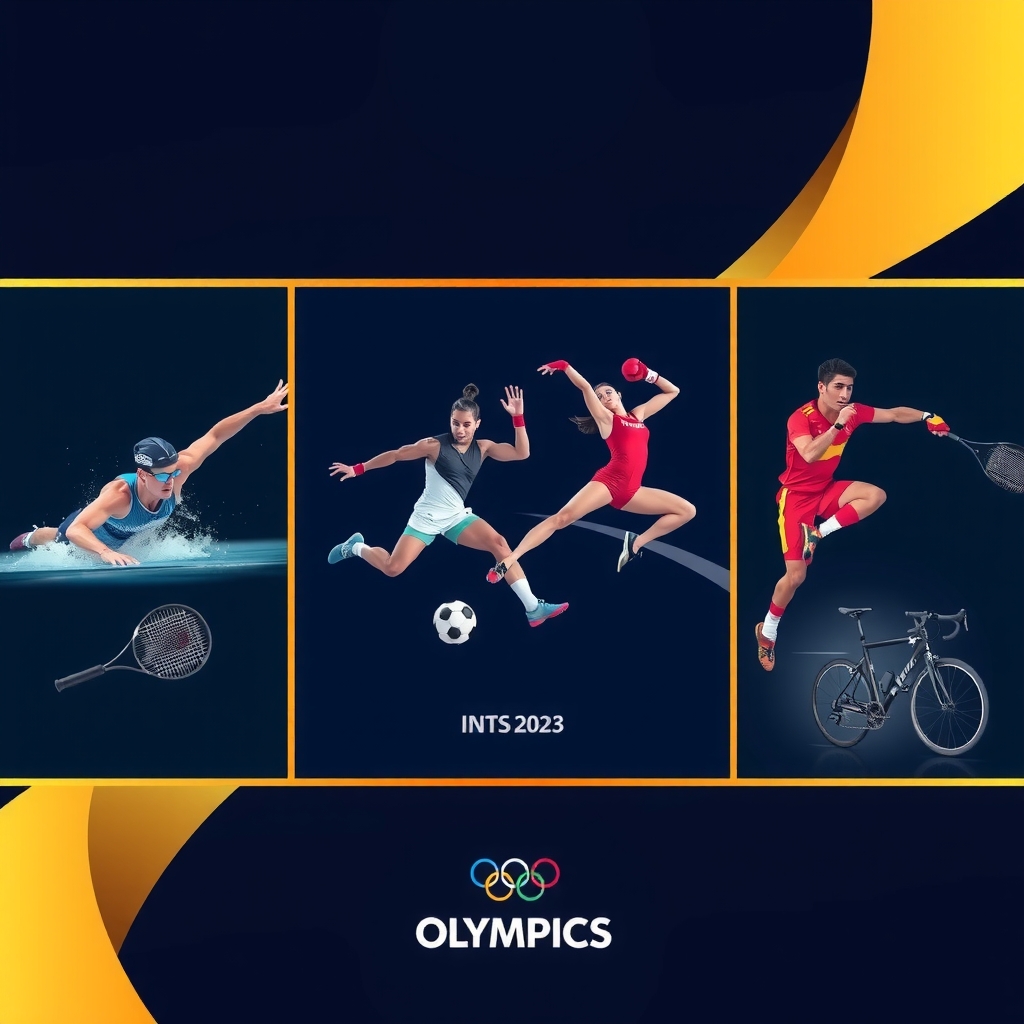 Hero collage of multiple sports