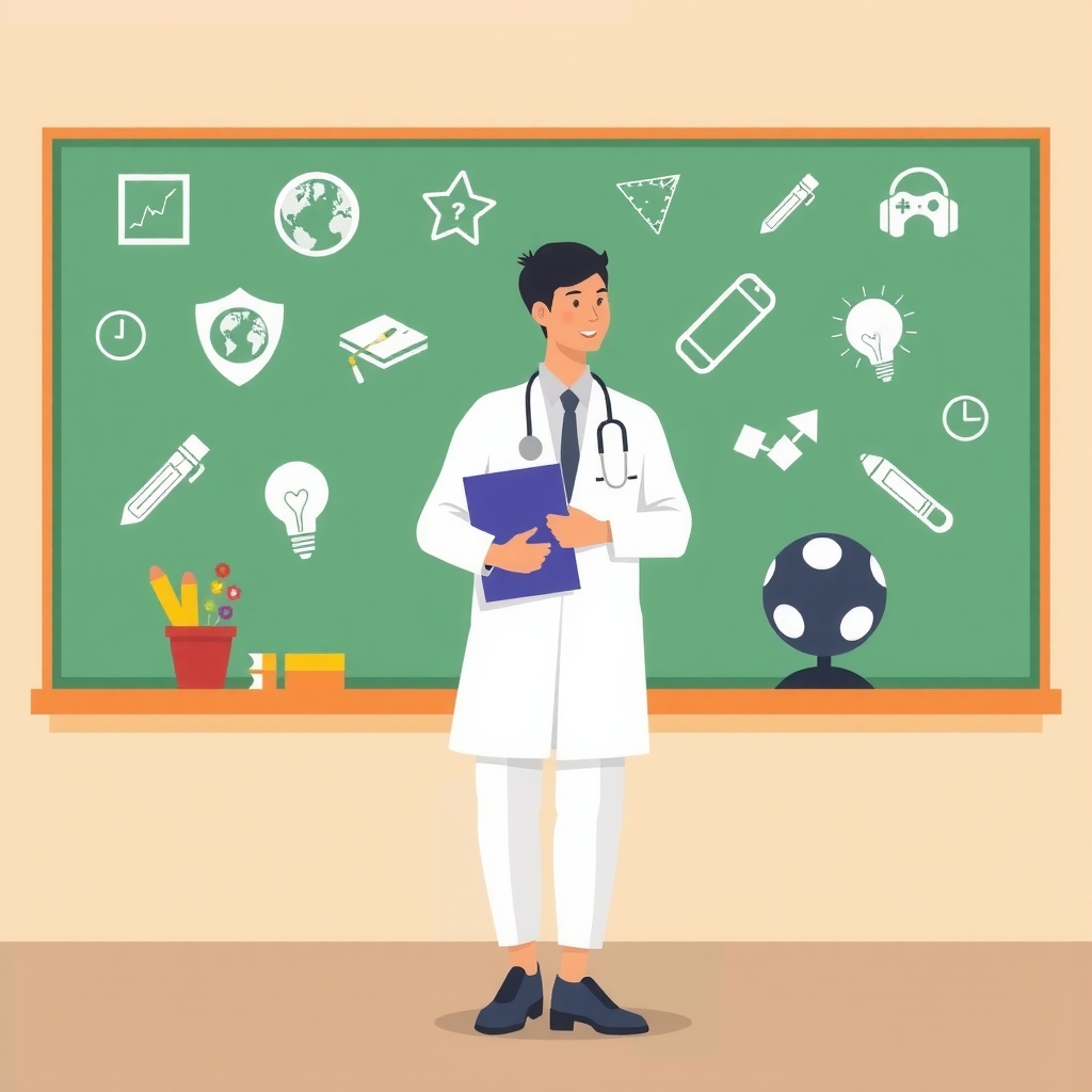 Ilustración principal del hero sobre formación docente
