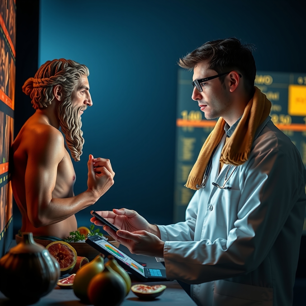 Hero principal: línea temporal visual de la nutrición deportiva