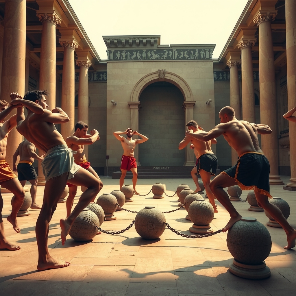 Entrenamiento de fuerza en la antigua Grecia y Roma