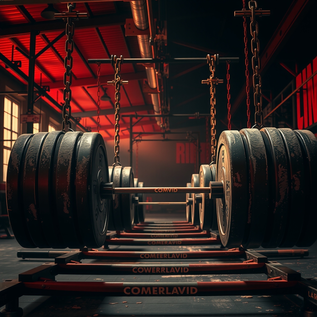 Ambiente de powerlifting en Westside Barbell