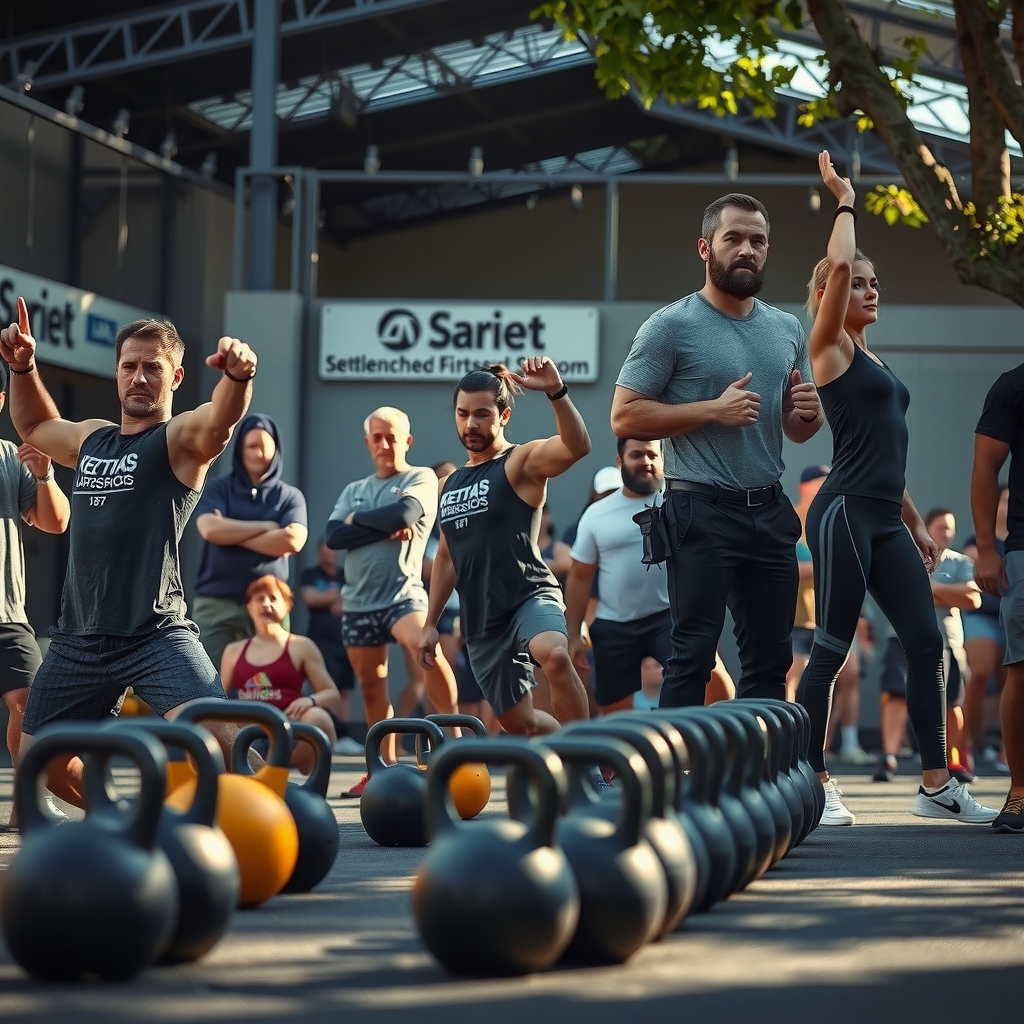 Grupo de entrenadores StrongFirst en seminario