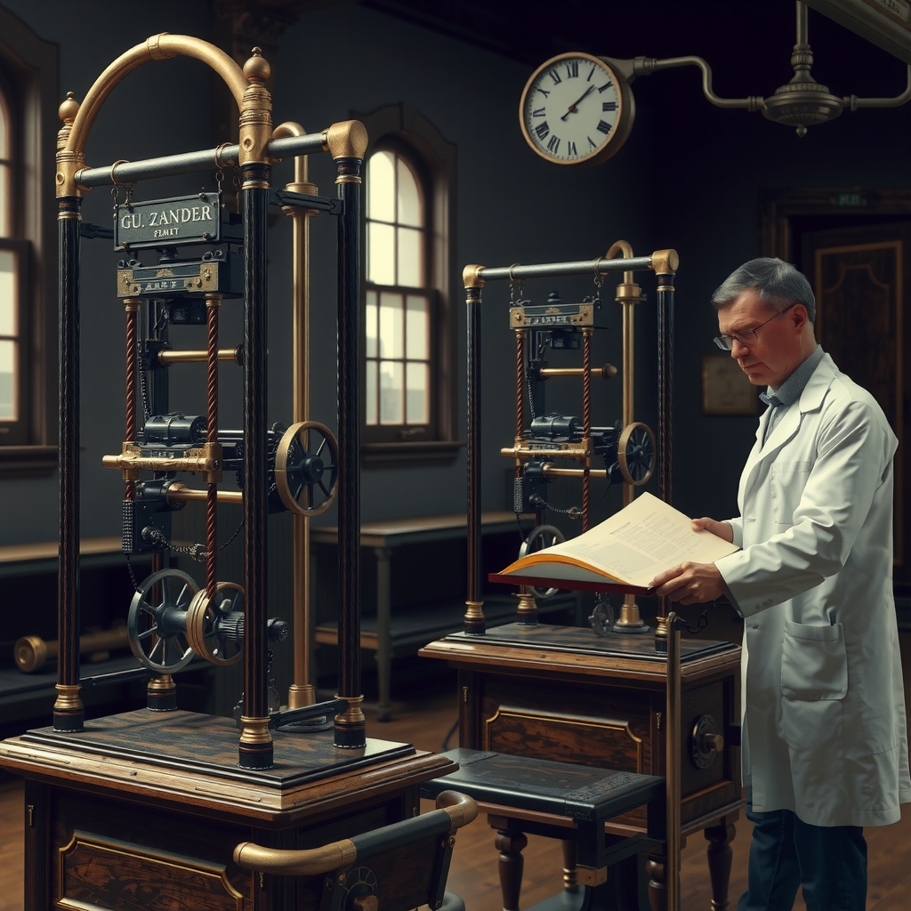 Las máquinas médico-mecánicas de Gustav Zander