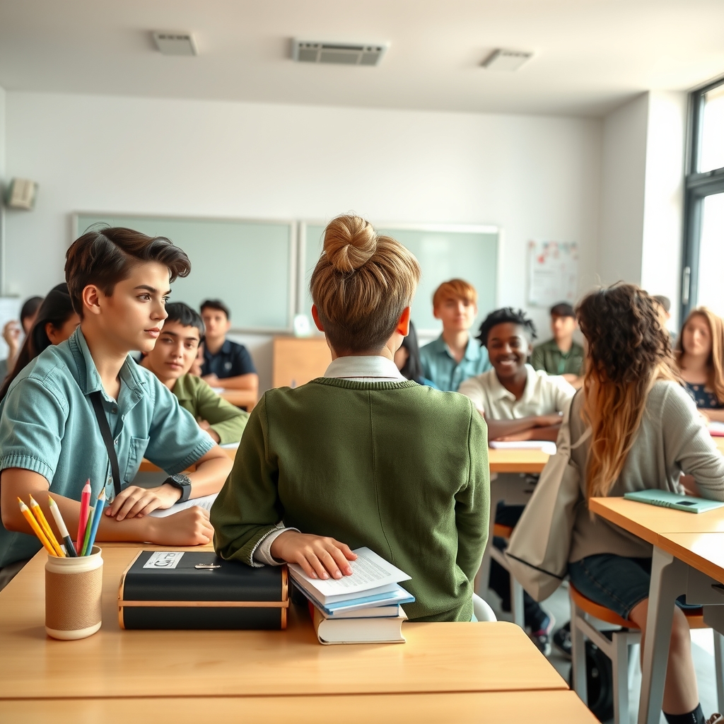 Imagen de estudiantes en clase activa representando la oferta académica
