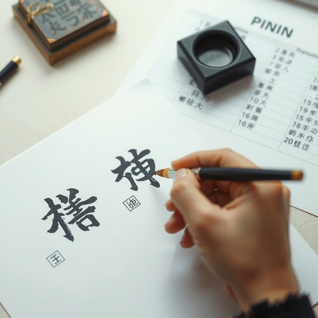 Sistema de escritura chino y pinyin