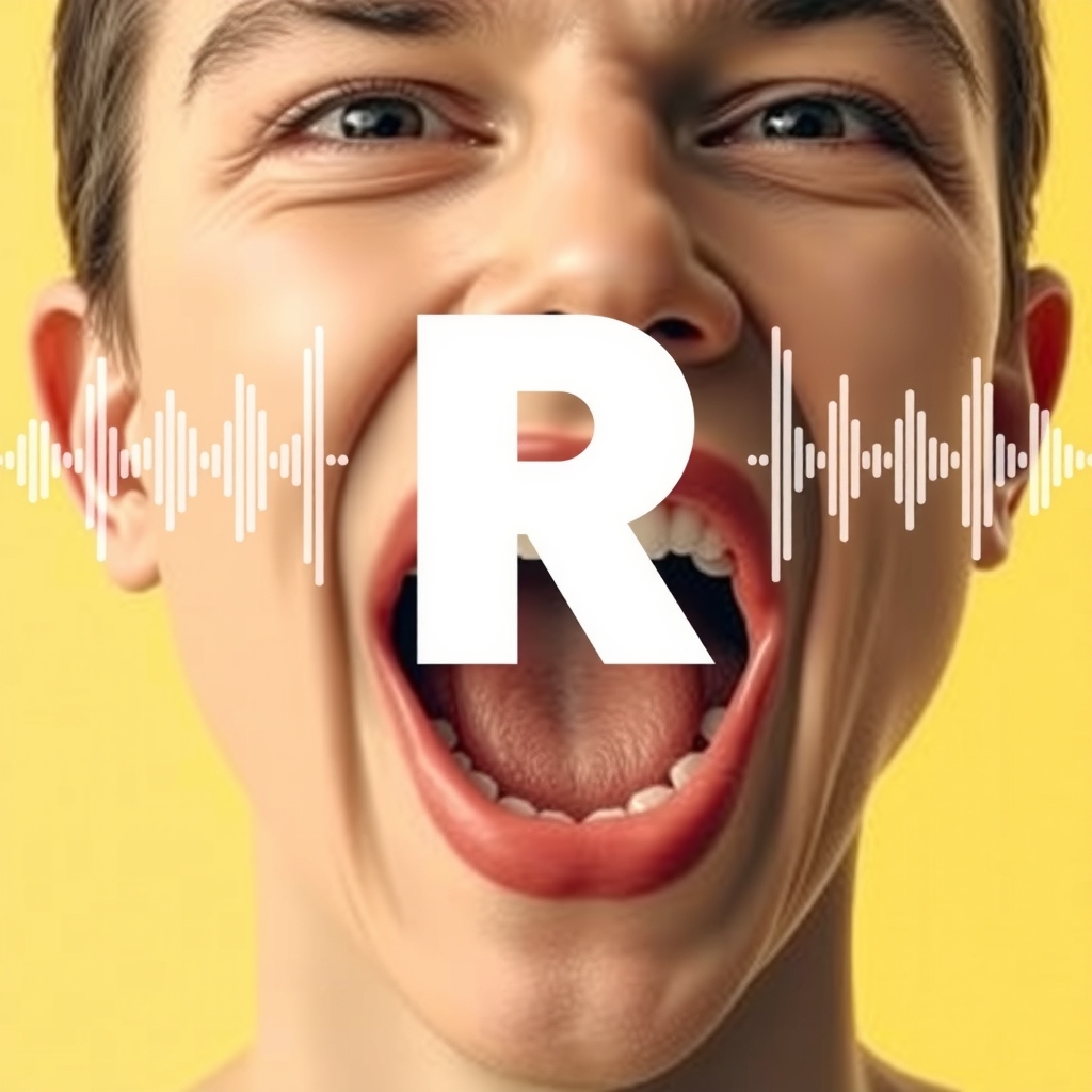 Demostración visual de la pronunciación de la R en español