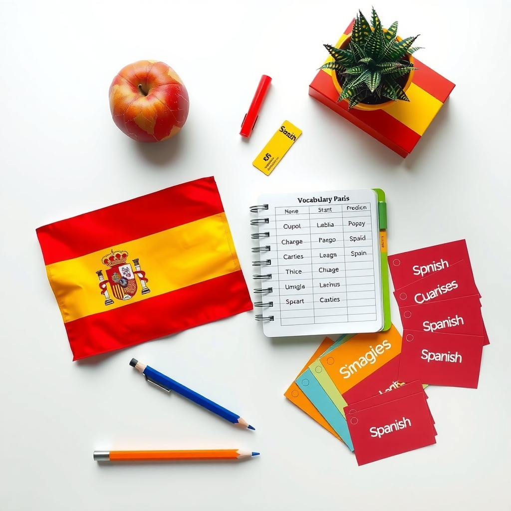 Imagen de tarjeta del curso de español en la página de idiomas