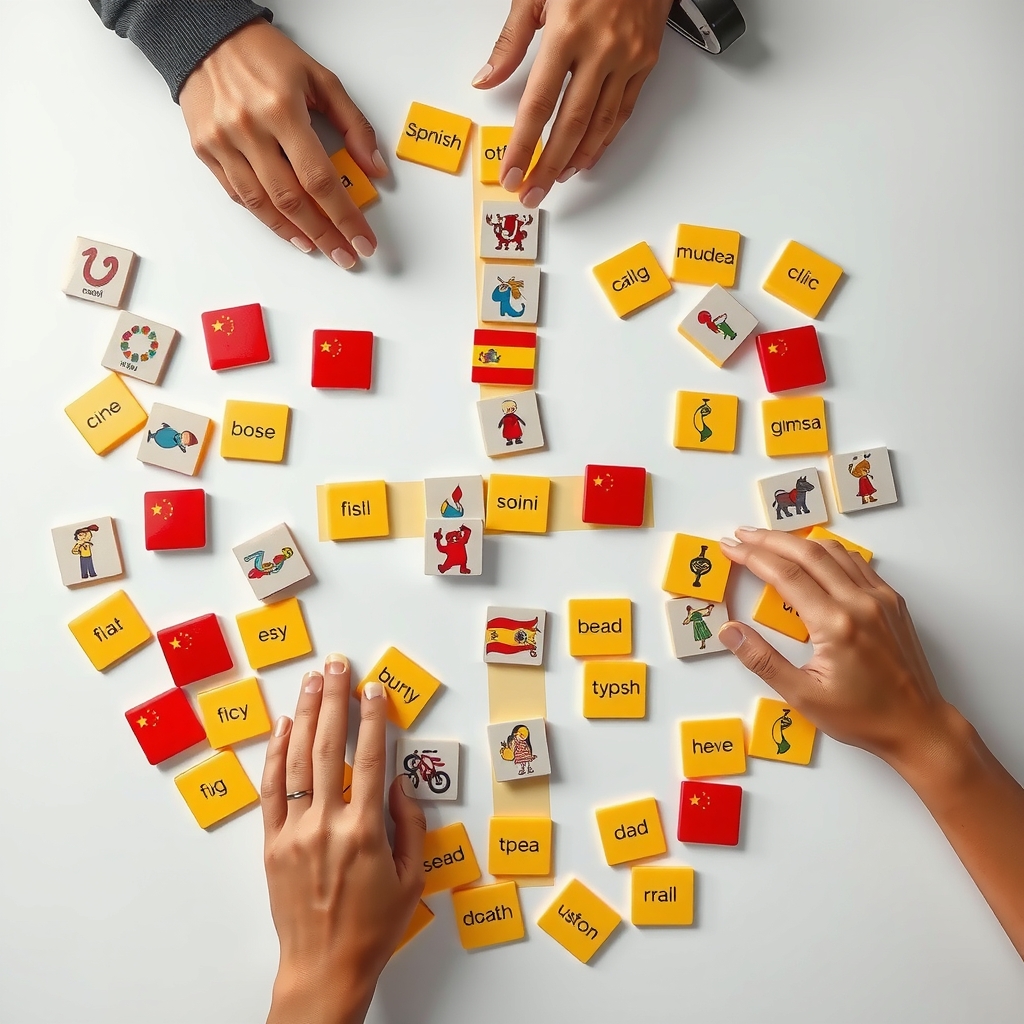 Juego de vocabulario interactivo para chinohablantes