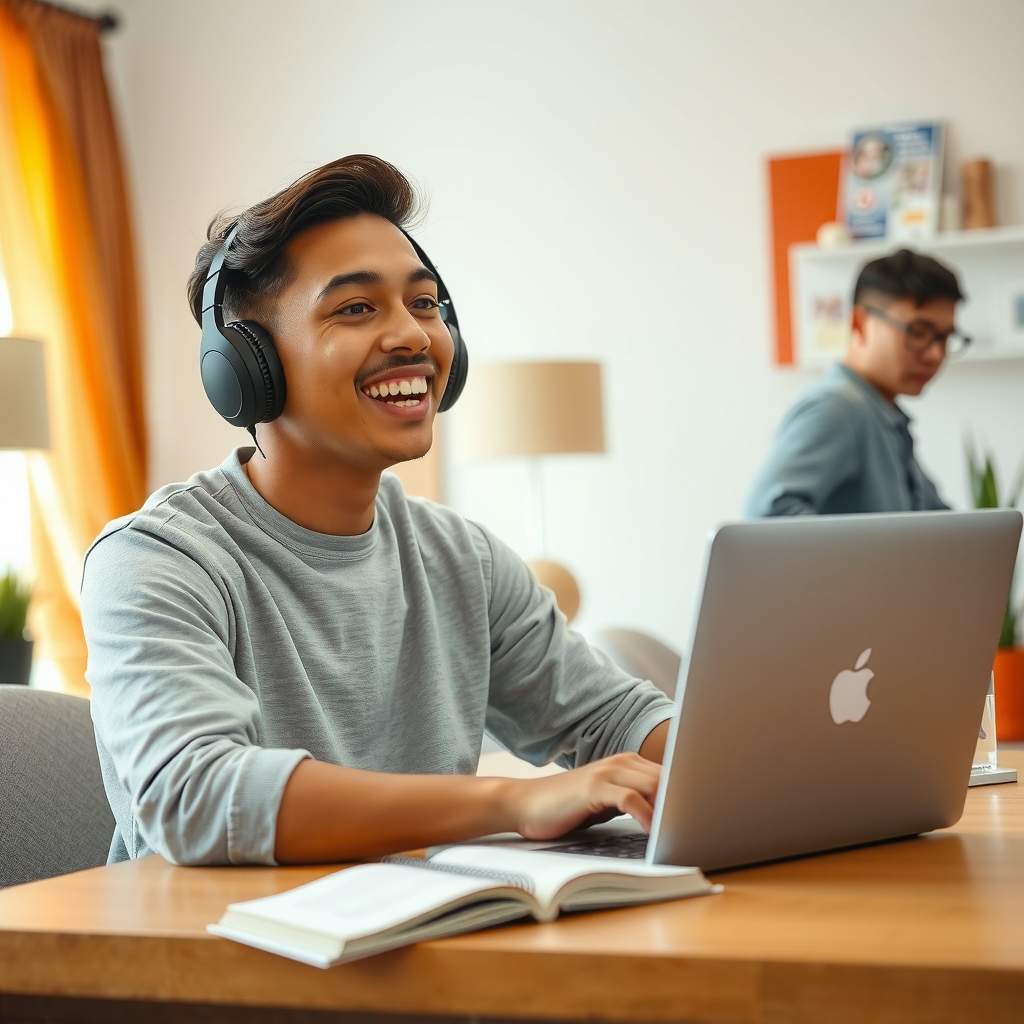 Hero inspirador para la sección de inglés