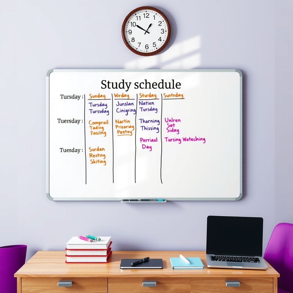 Organización del estudio y manejo del tiempo
