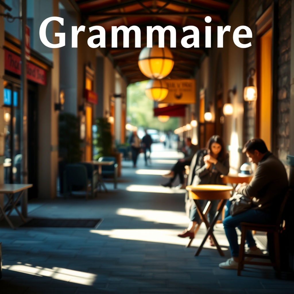 Module cover: Grammaire — Le présent de l'indicatif
