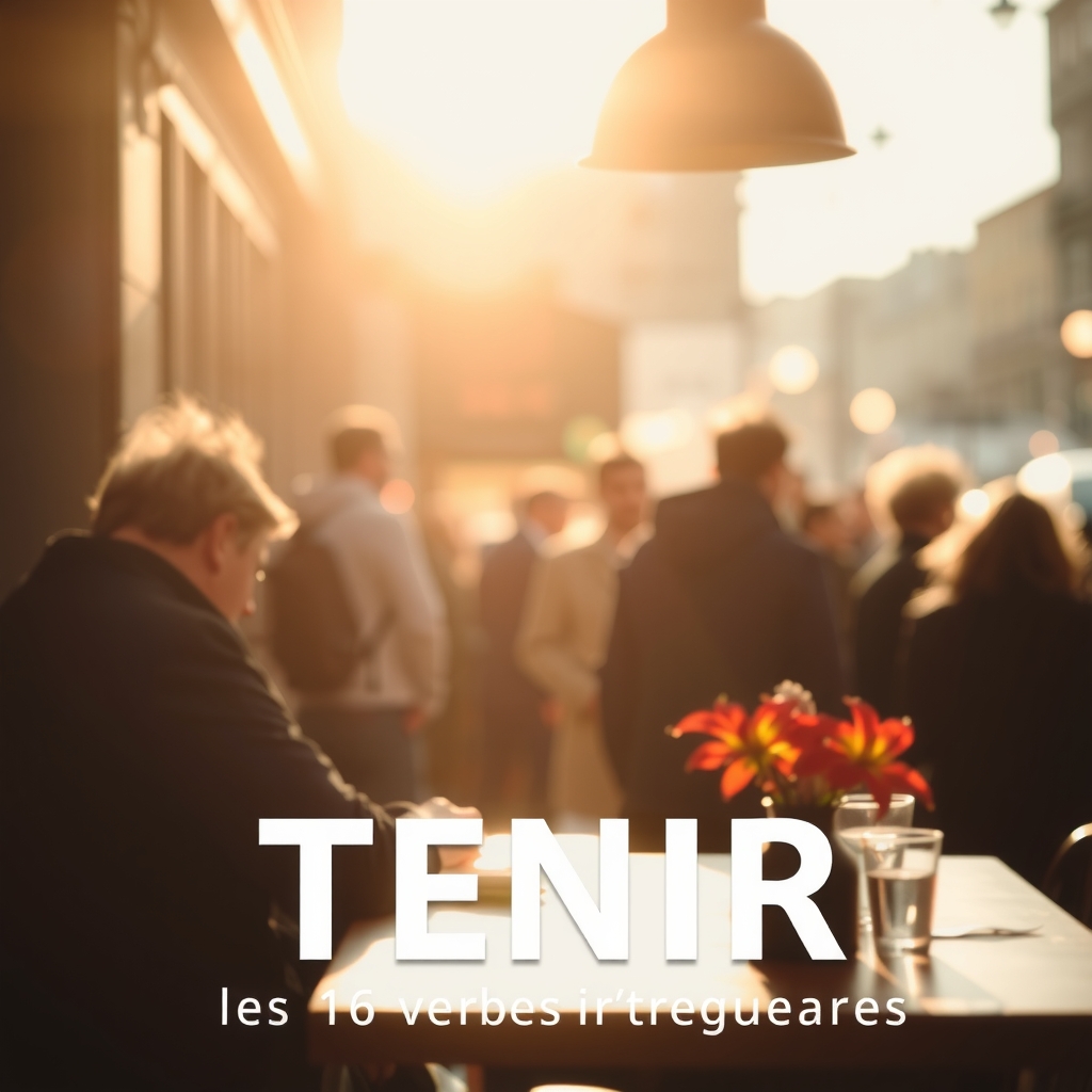 Module cover: Les 16 verbes irréguliers — TENIR et sa famille