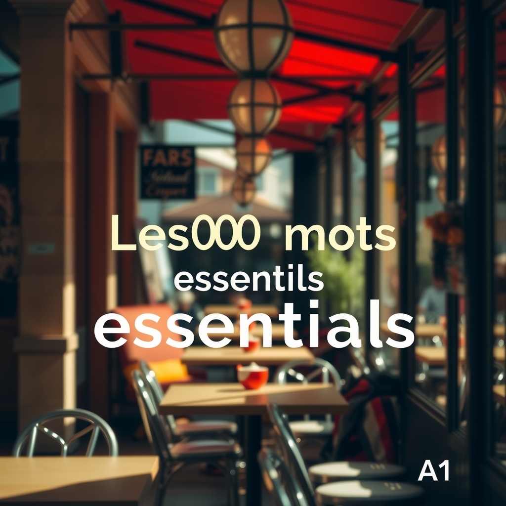 Module cover: Les 600 mots essentiels — Niveau A1