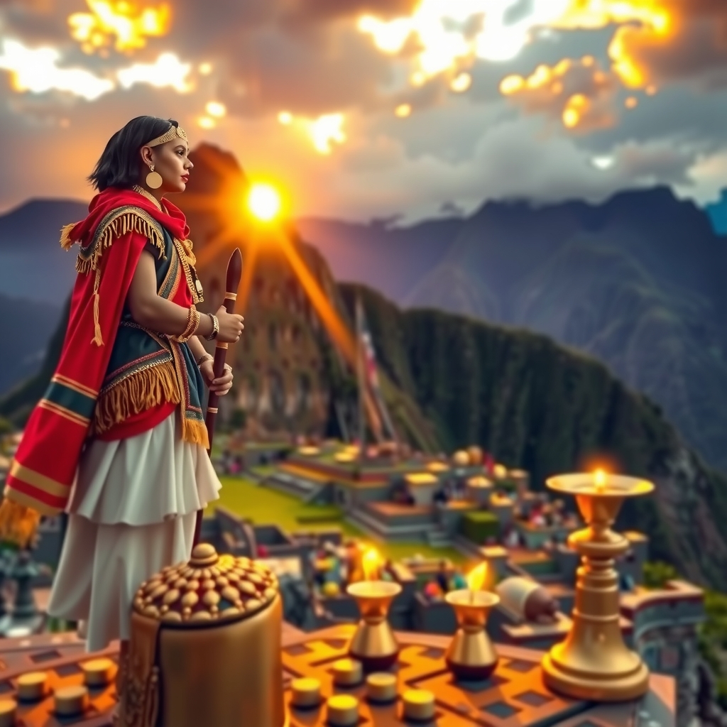 Imagen del Imperio Inca y Machu Picchu