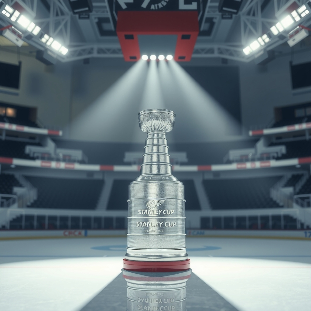 Hero image evoking hockey history and legacy