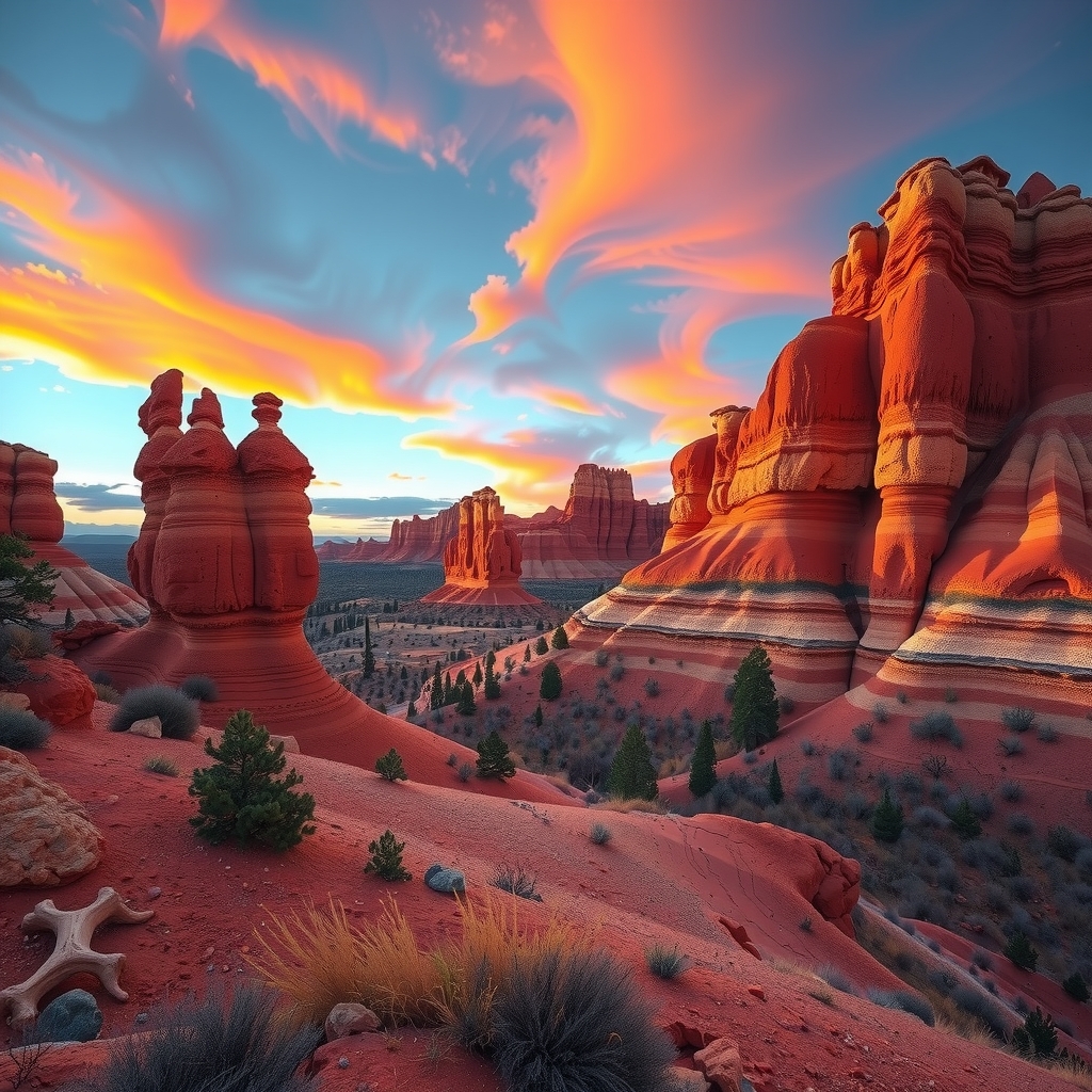 Main image for the Badlands of Alberta — Land of the Buried Giants sacred site section