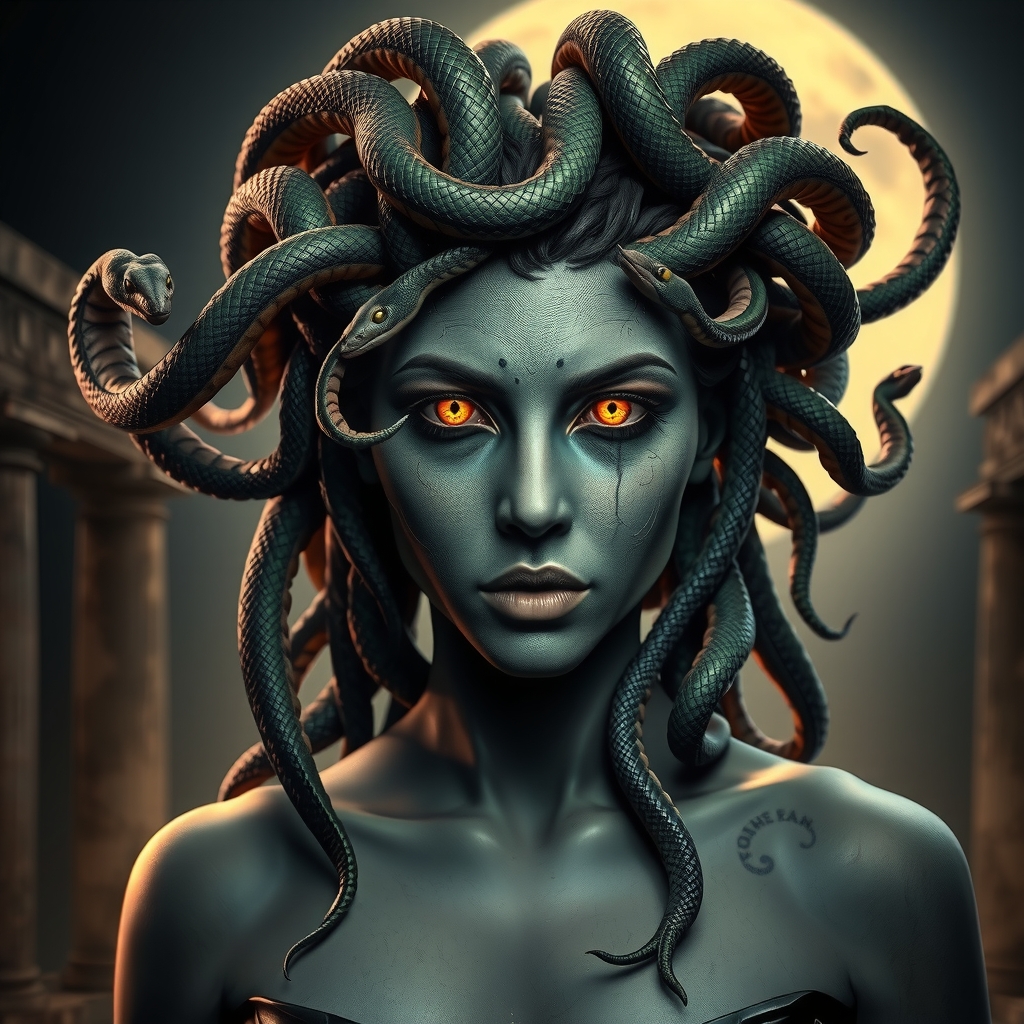 Medusa portrait