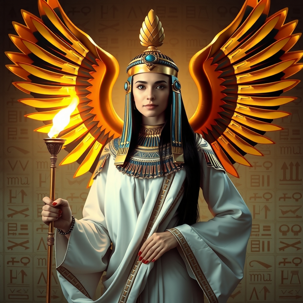 Isis portrait card