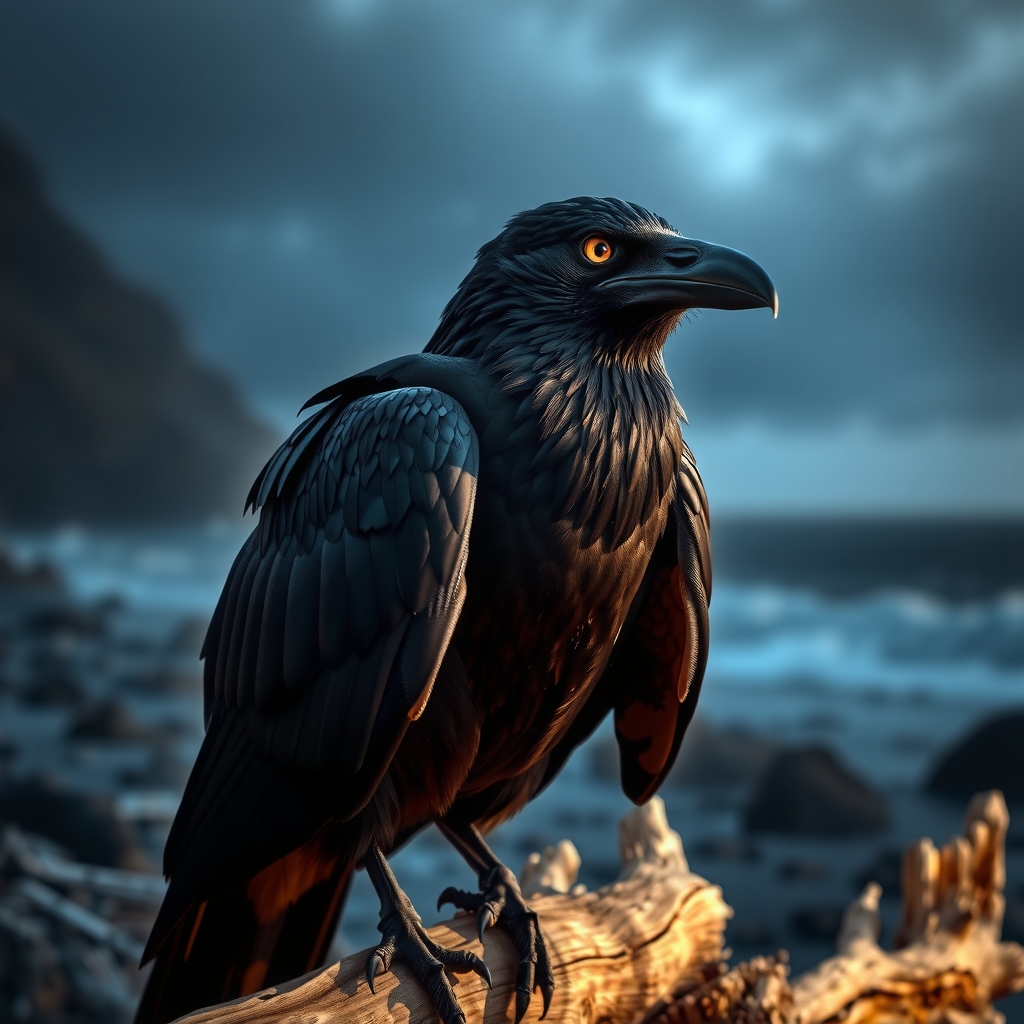 Raven trickster creator spirit