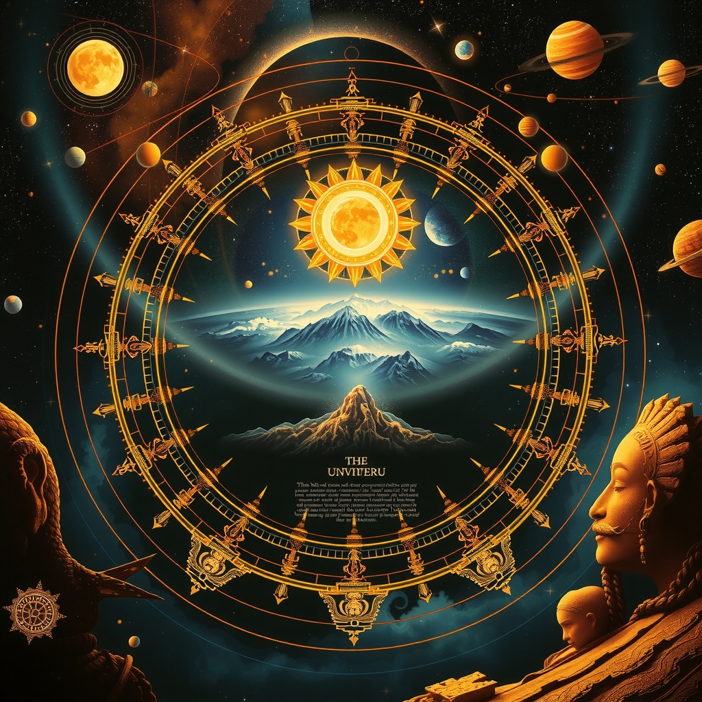 The Hindu concept of cosmic age and universe