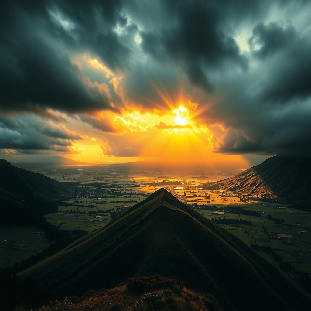 Ranginui sky and Papatūānuku earth separation