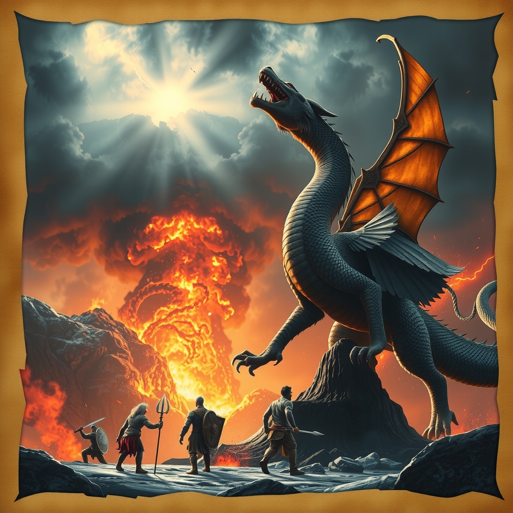 Ragnarok battle scene