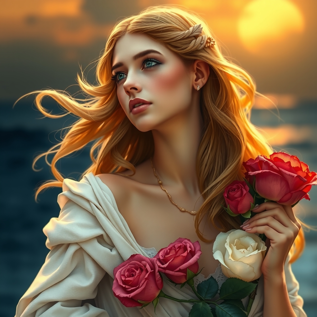Venus portrait card