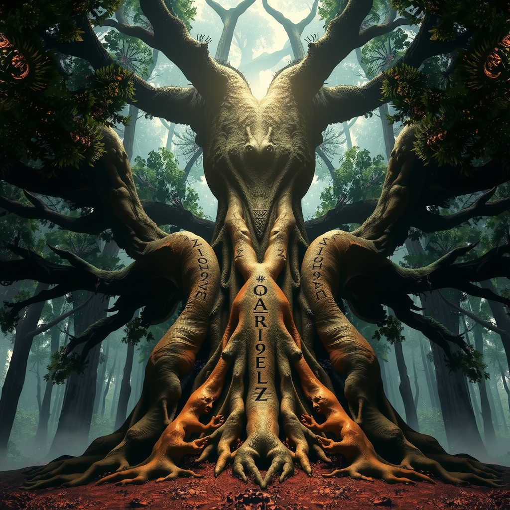 Slavic world tree Yggdrasil-equivalent