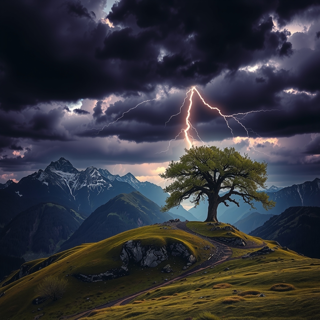 Perun the Slavic thunder god
