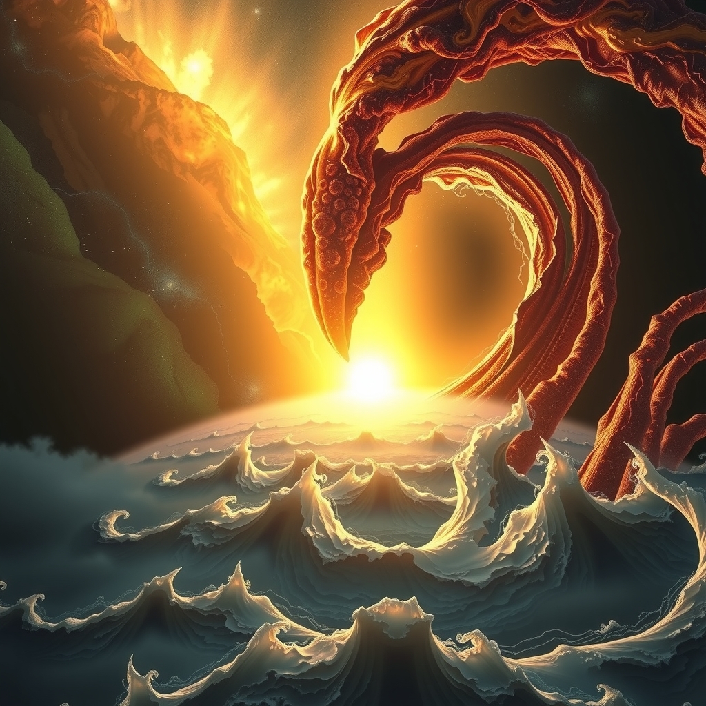 World creation myths visual