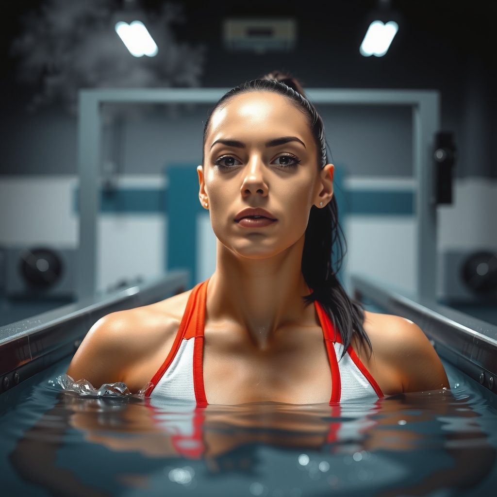 Recovery and ice bath session