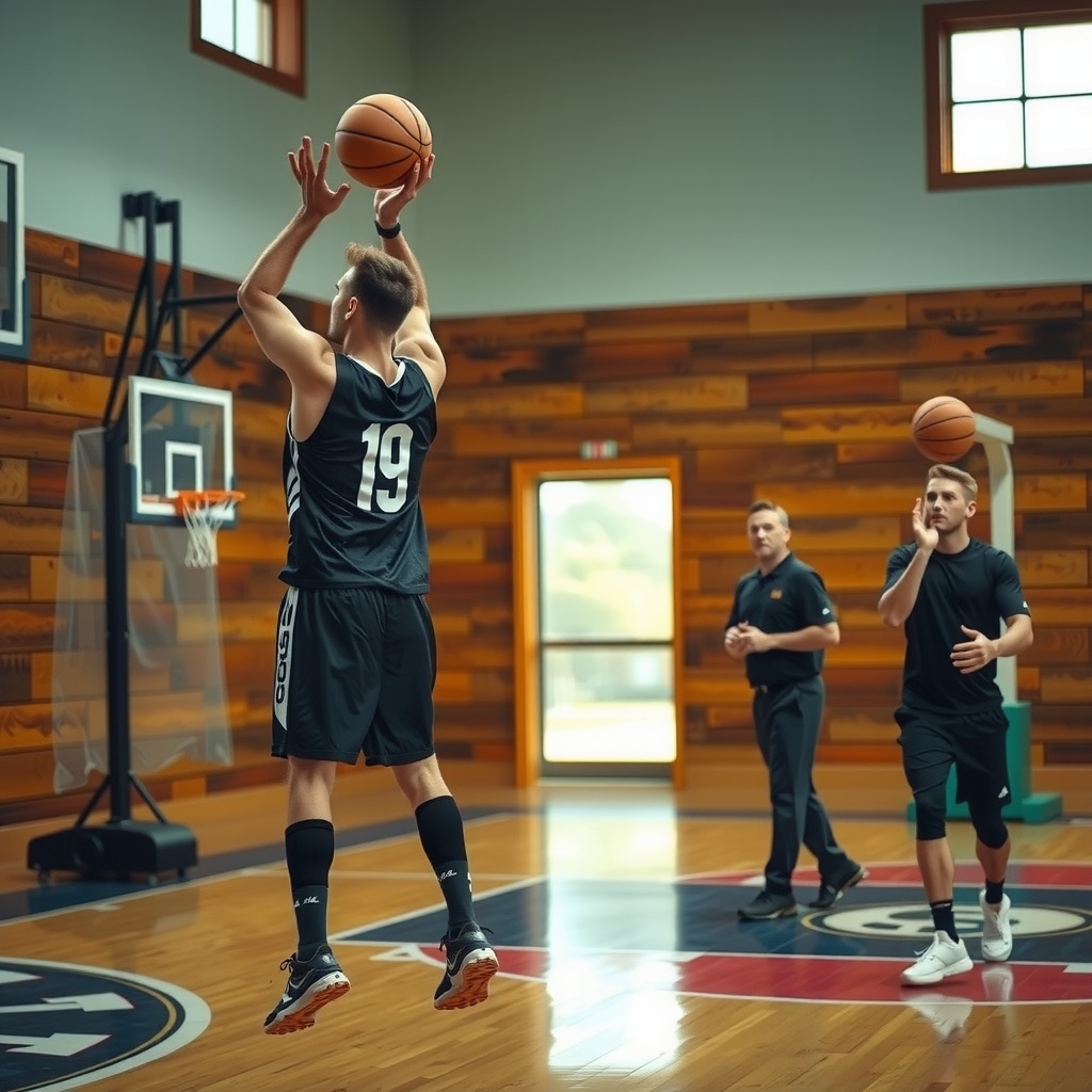 Shooting drills and repetition practice