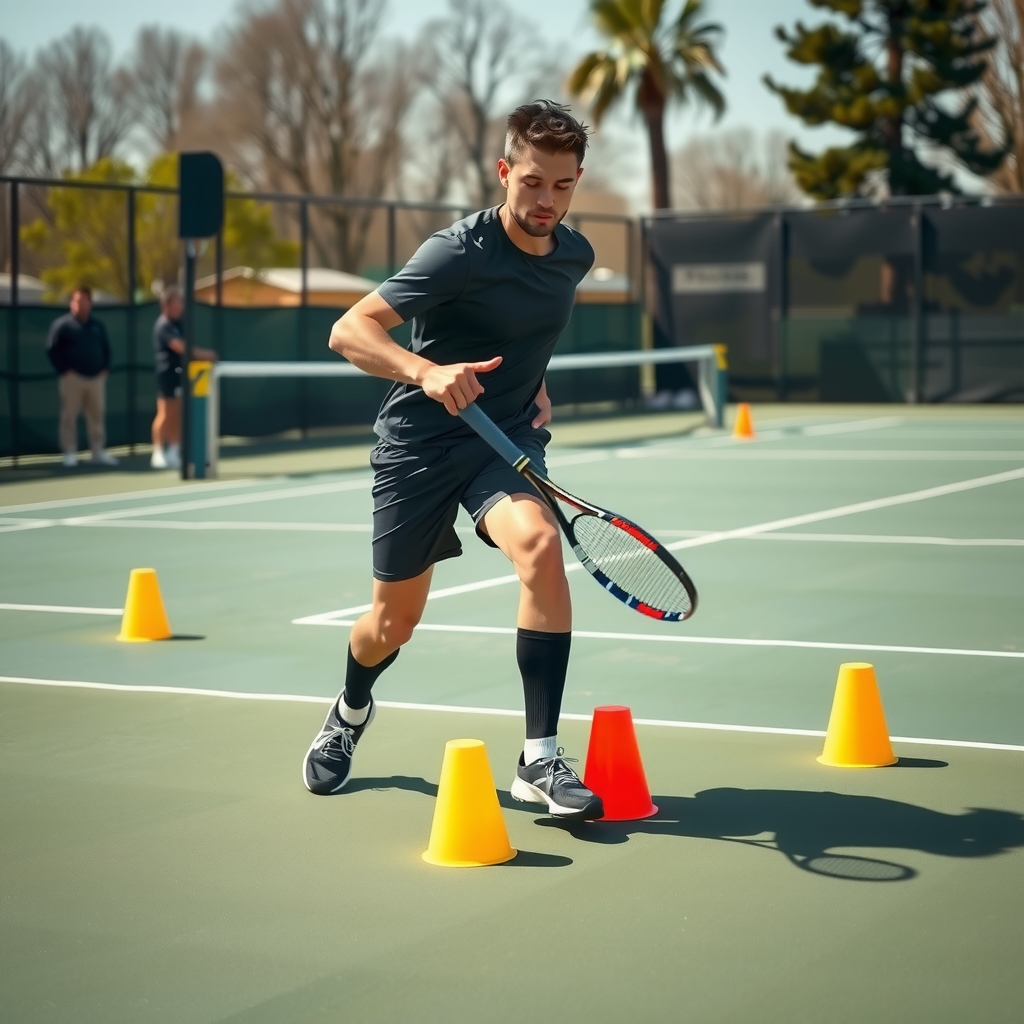 Tennis footwork and movement drills