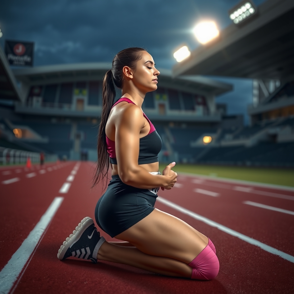 Pre-race focus and faith routine