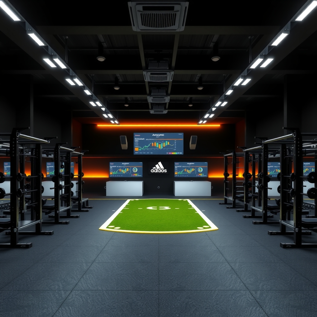 Seasonal training breakdown section — training facility imagery