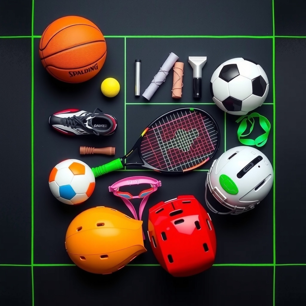 Sport category selection grid background — shows variety of sports