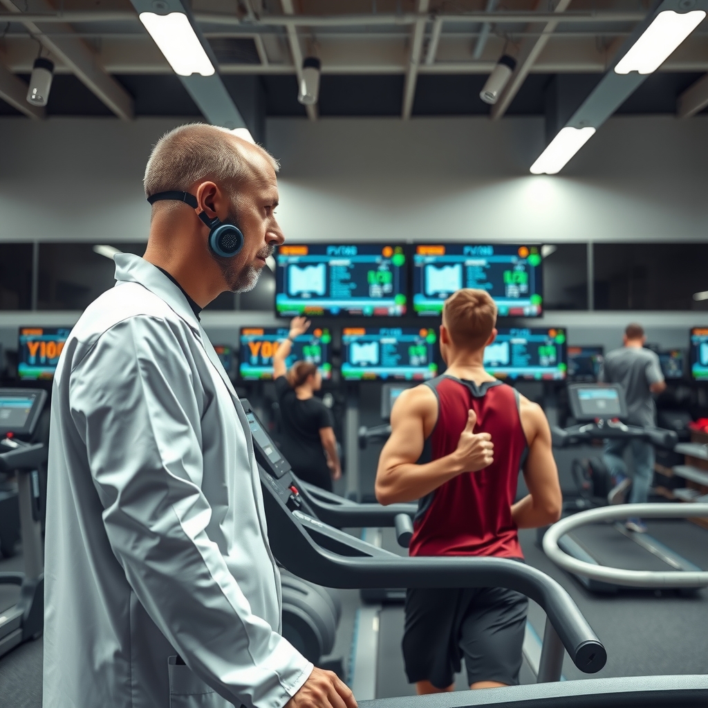 Science of elite training section — lab or sport science imagery