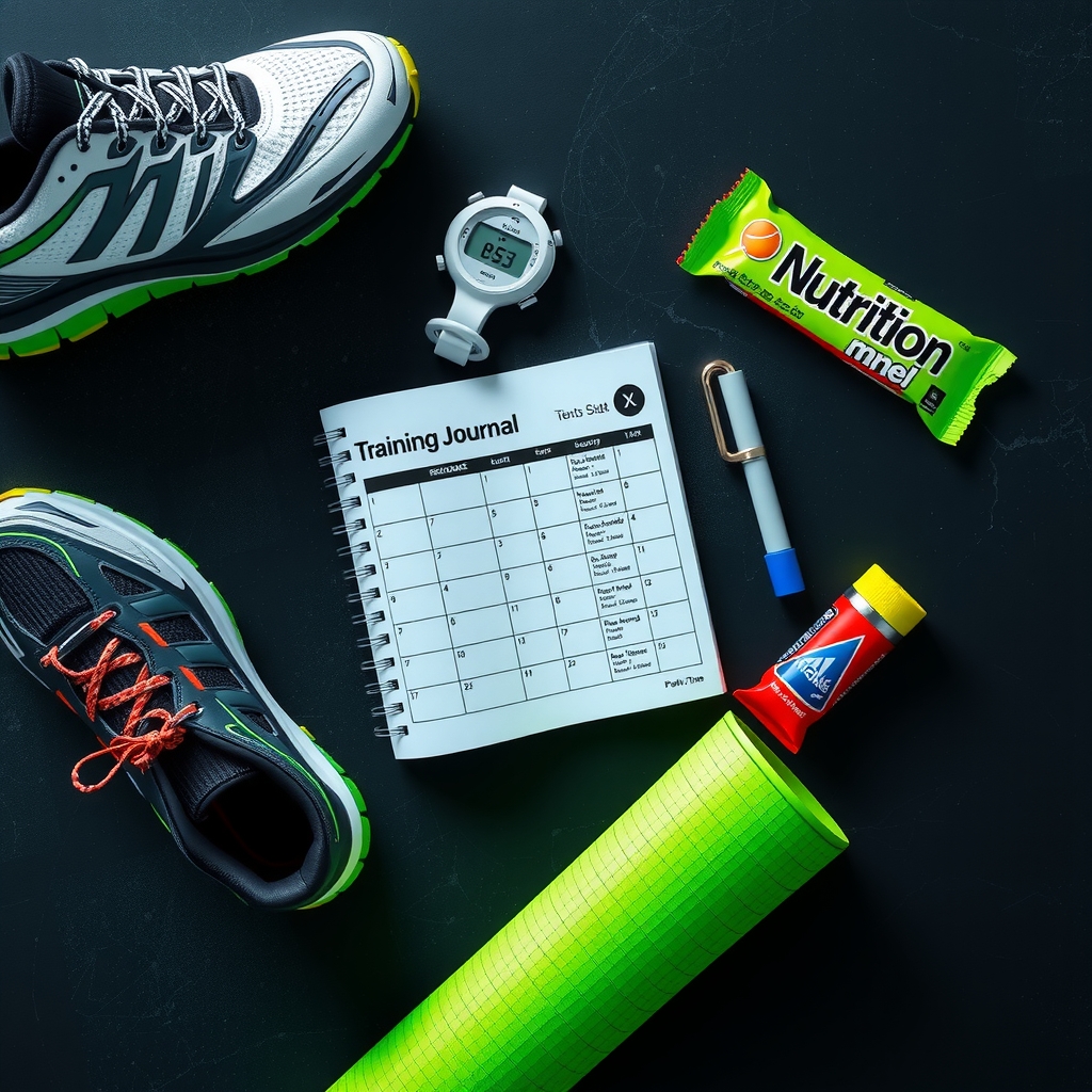 Visual showing athlete's daily training schedule feel