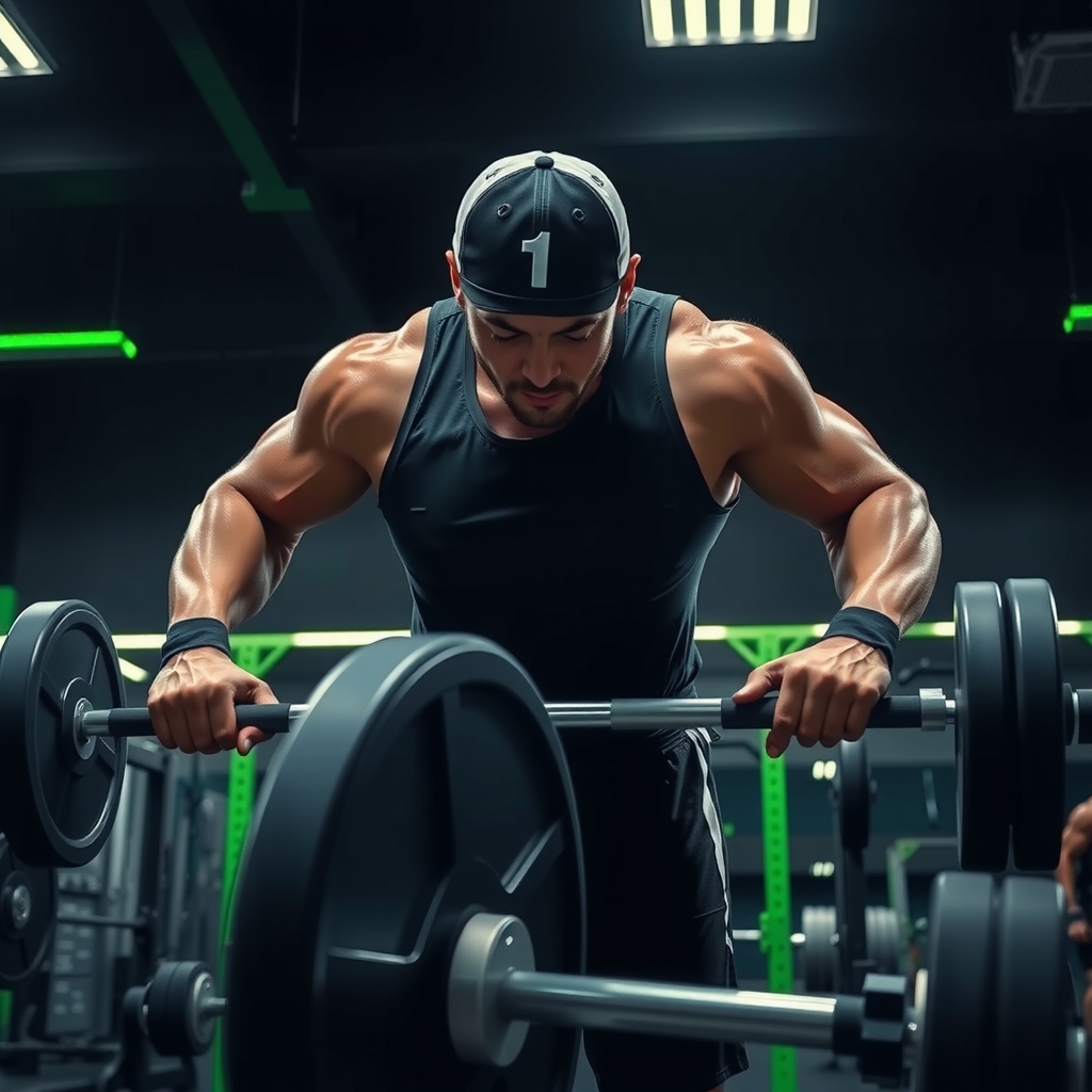 Hero image of athlete in intense training session