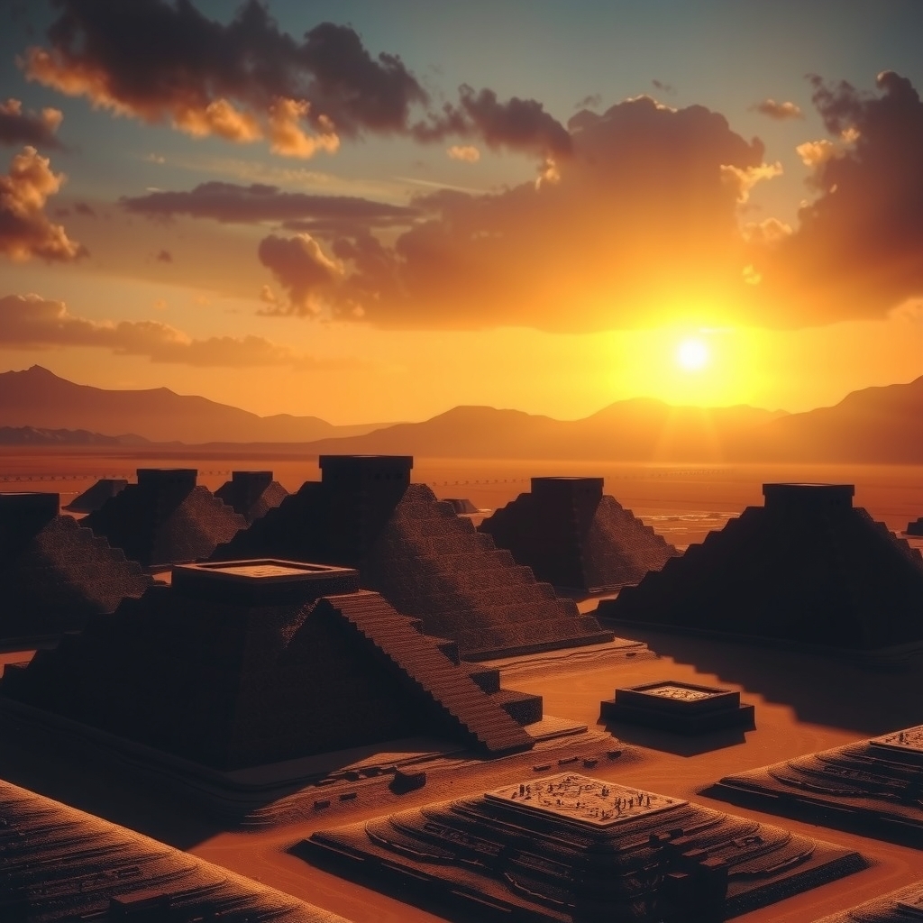Hero image of Caral's ancient pyramid complex