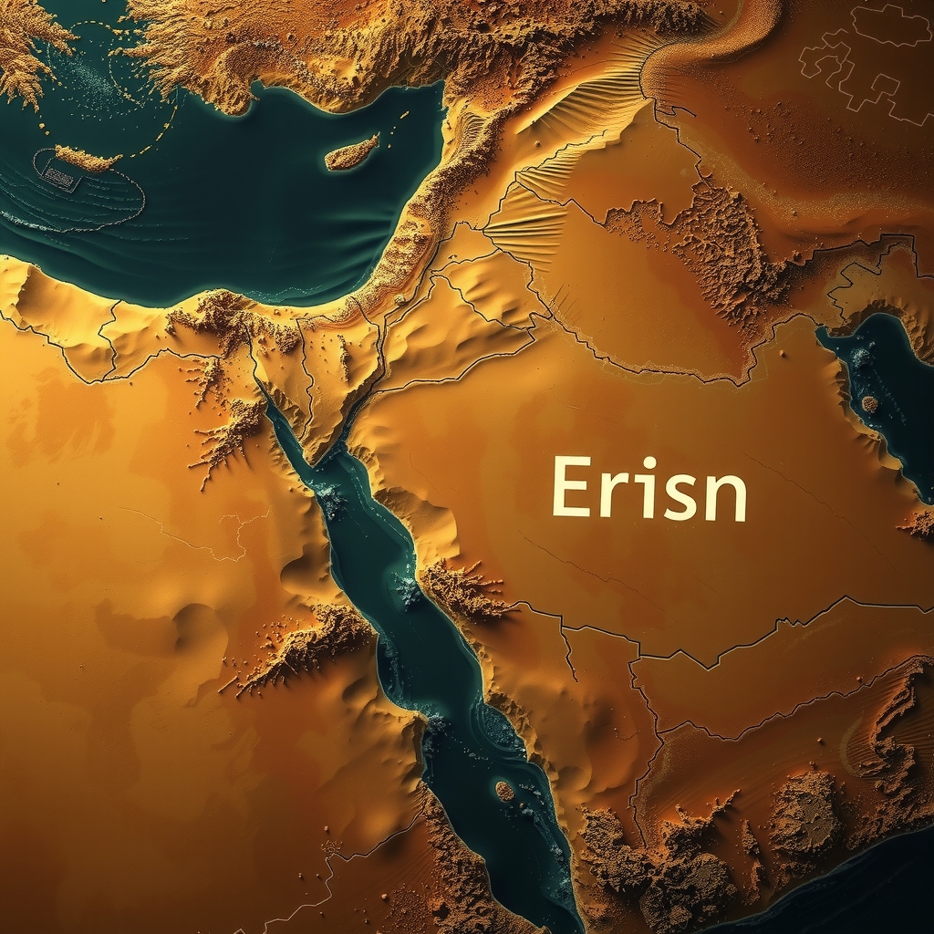 Satellite imagery revealing archaeological features