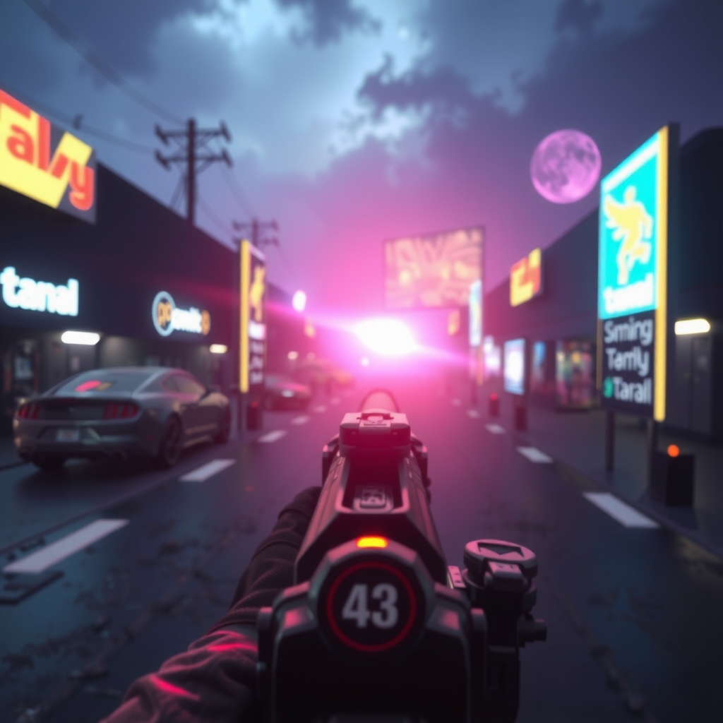 First-person shooter genre card
