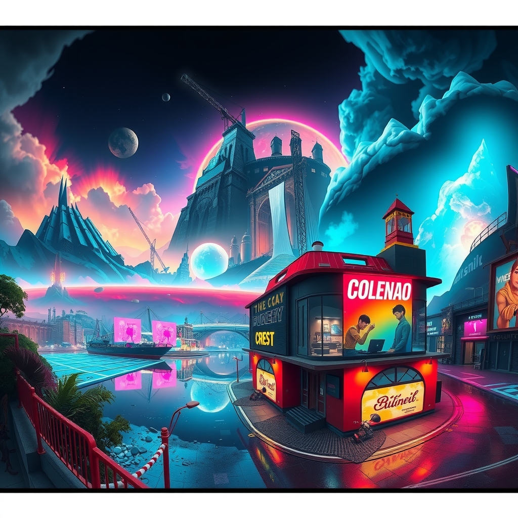 Epic multi-game universe panorama