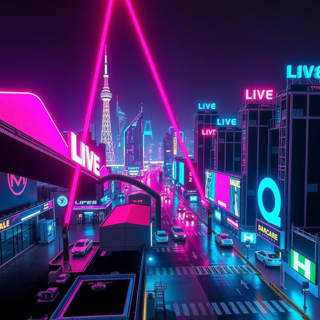 Pulsing live hero section background