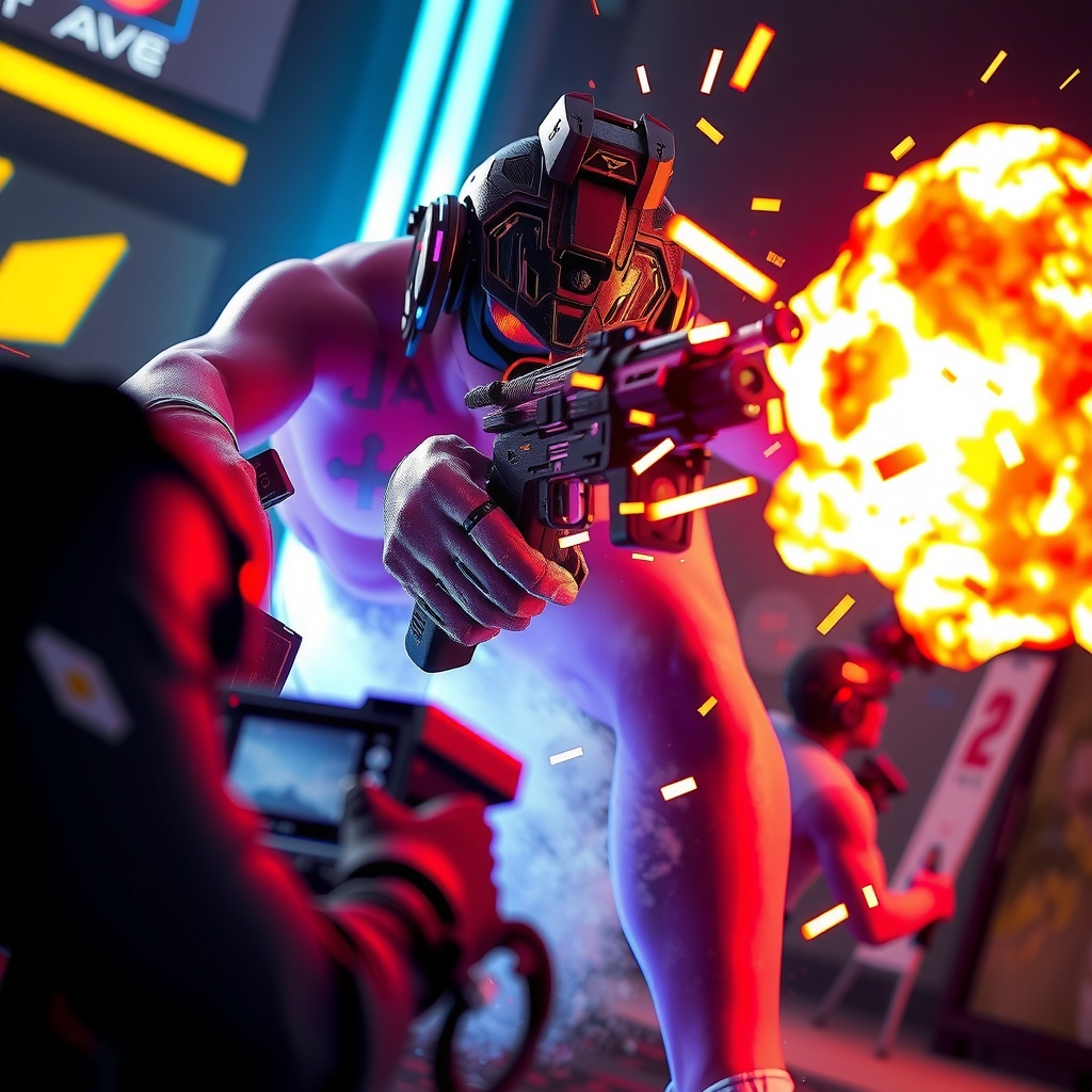 Viral gaming moment freeze-frame