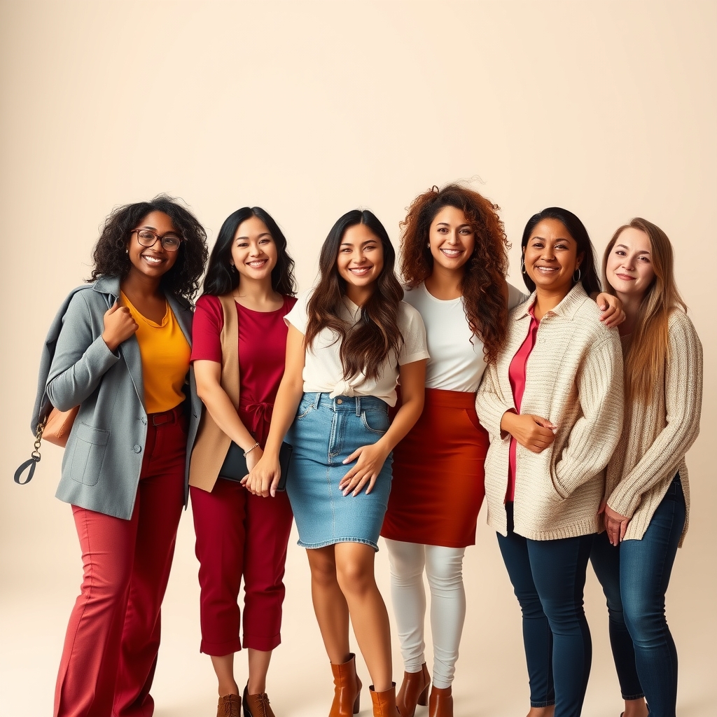 Expanded hero for profiles page showing diverse Latina women