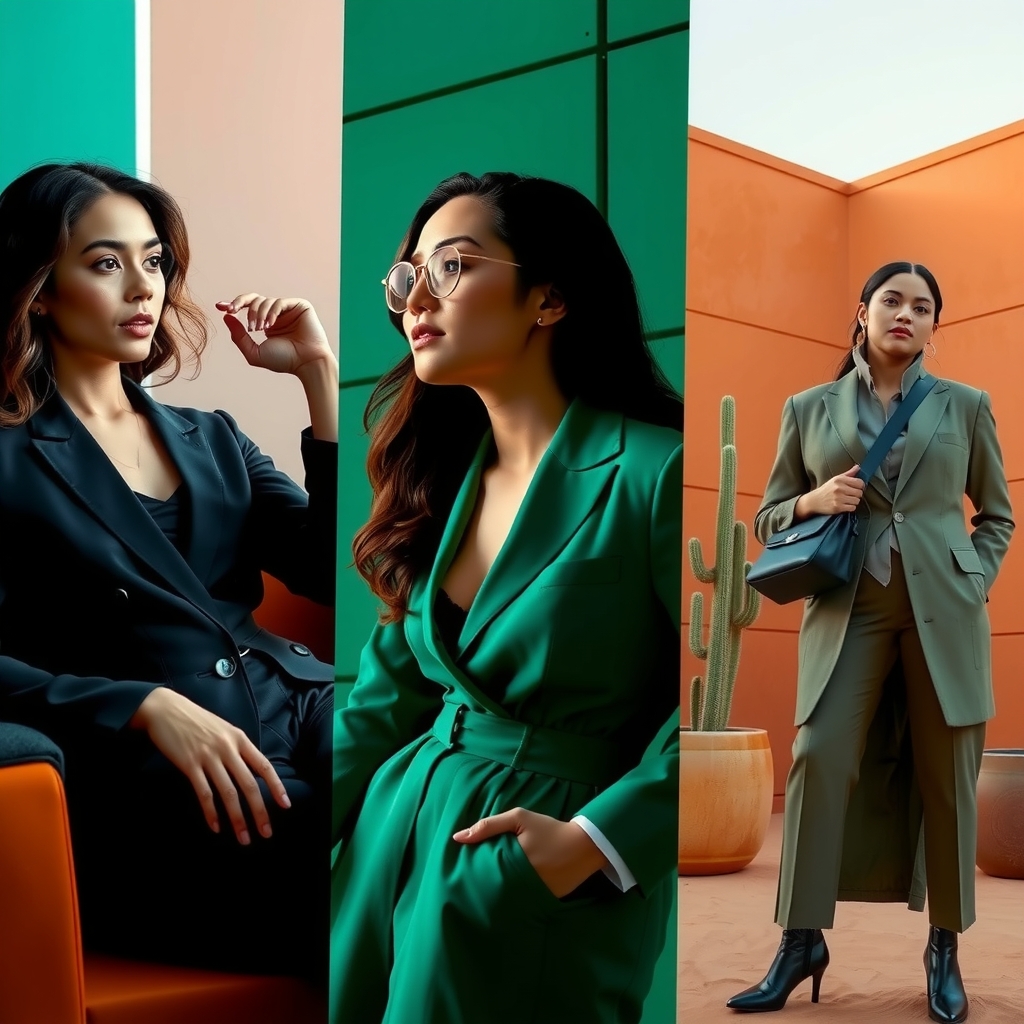 Cinematic gallery hero celebrating multiple Latina profiles