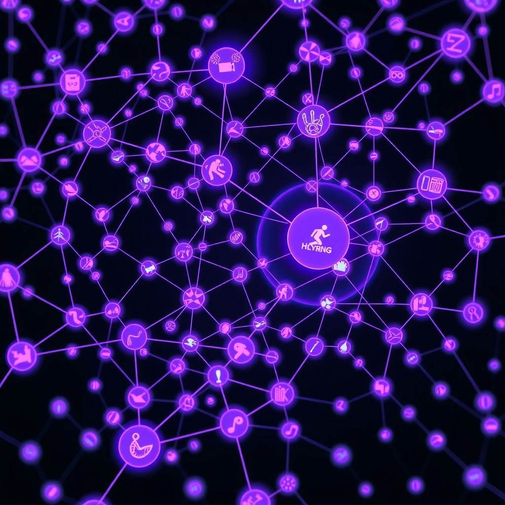 Hero visual del hub de exploración: universo de posibilidades