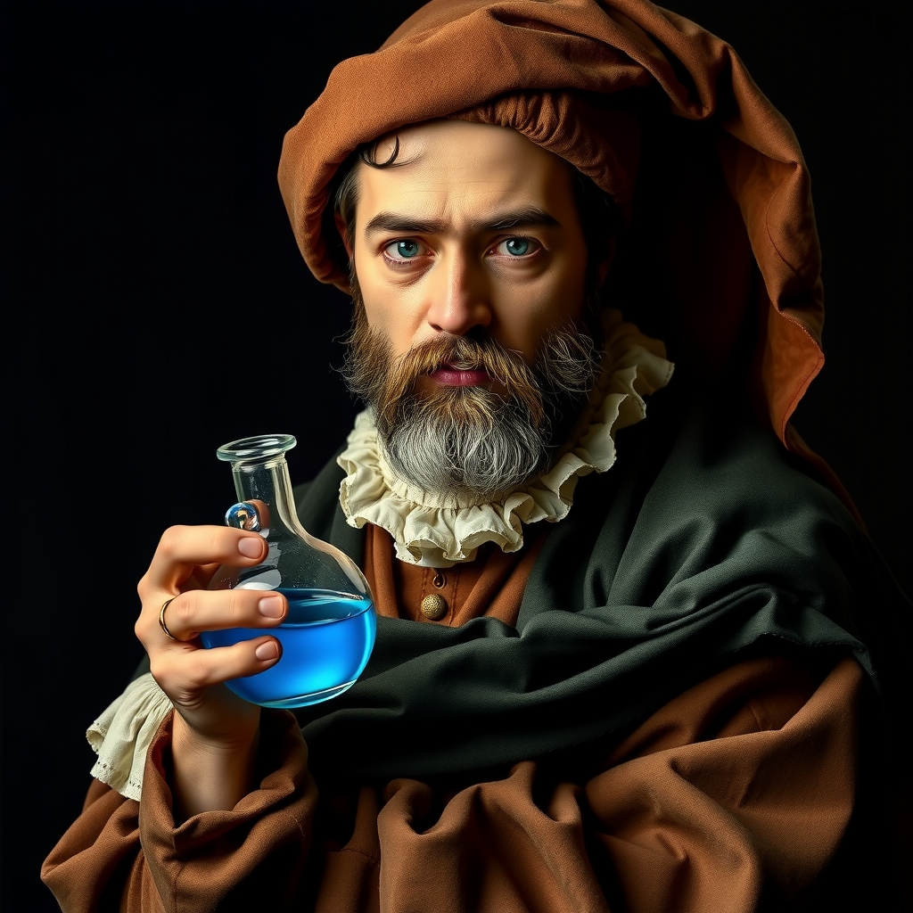 Retrato evocador de Paracelso como médico hereje del Renacimiento